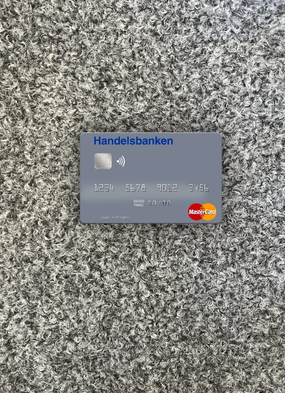 Download Norway Handelsbanken mastercard photolook front Photoshop template